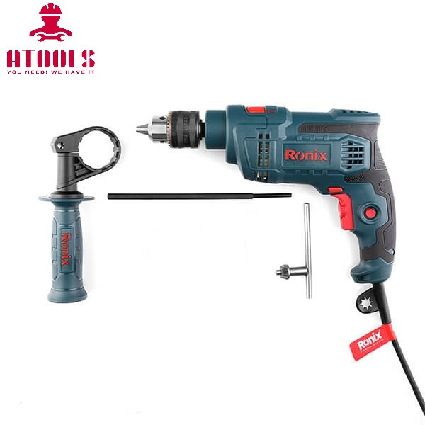 کیت دریل برقی چکشی 650 وات رونیکس - مدل 2214LK